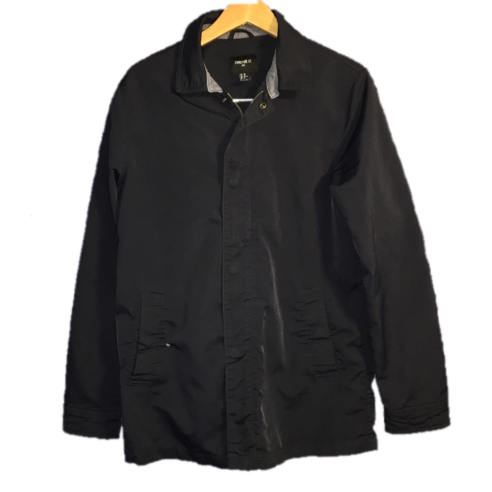 Forever 21 Black Lightweight Jacket, XS